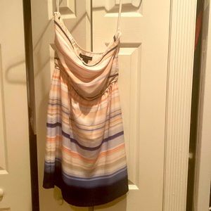 XS White House Black Market strapless dress